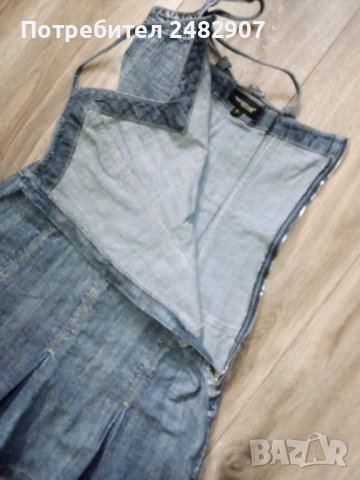 Дамска дънкова рокля, снимка 6 - Рокли - 41790263