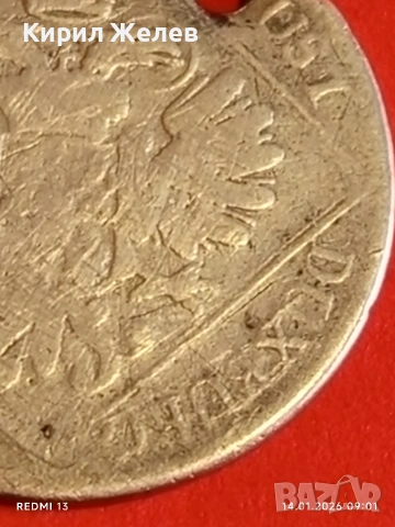 Сребърна монета 30 кройцера 1765г. Мария Терезия Австрия за КОЛЕКЦИЯ 53018, снимка 12 - Нумизматика и бонистика - 53092655