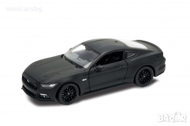 1:24 Метални колички: 2015 Ford Mustang GT (Форд Мустанг) Welly, снимка 2 - Колекции - 44512510