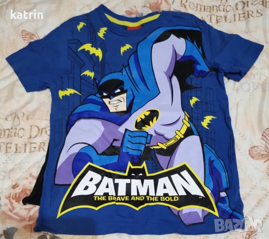Нова блузка Батман с наметало на George , снимка 1 - Детски Блузи и туники - 41838587