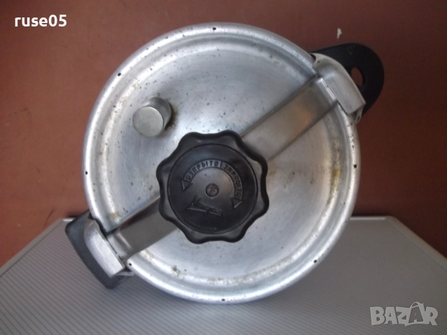 Тенджера под налягане "Минутка - 6 литра" съветска, снимка 9 - Съдове за готвене - 51800963