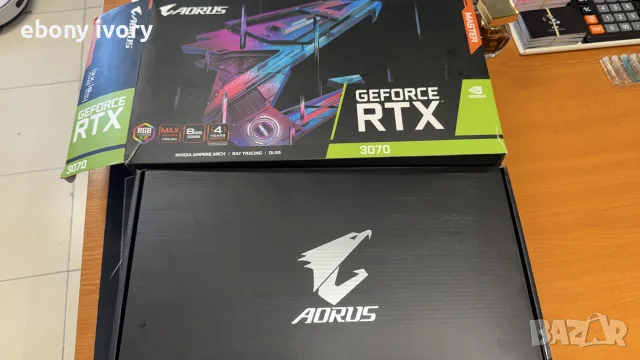 видео карта Aorus RTX 3070 GeForce, снимка 2 - Видеокарти - 55959436