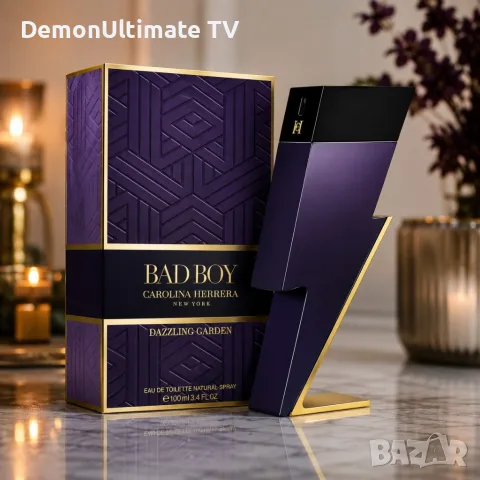 Луксозен мъжки парфюм Bad Boy Dazzling Garden, EDT,100 мл, с бергамот, бял пипер, салвия, кедър...