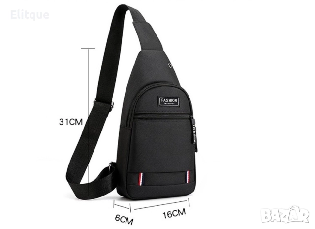 Мъжка спортно-елегантна раница с една коригираща презрамка BAG110, снимка 10 - Раници - 52895491