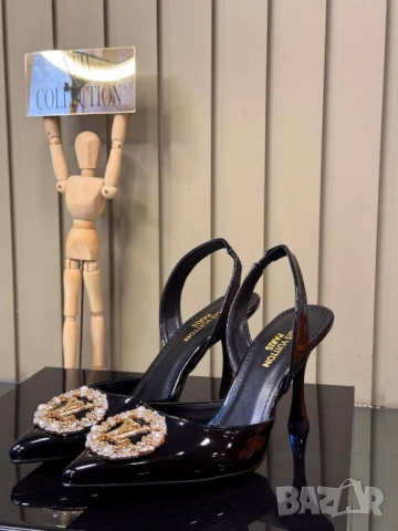 сандали на ток dolce gabbana louis vuitton , снимка 4 - Сандали - 50970229