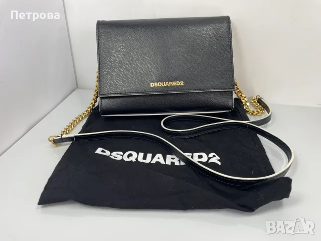 Dsquared2 дамска кожена чанта Оригинал