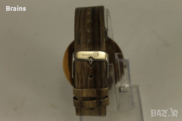 Оригинален Дървен Часовник EARTH Quartz, снимка 7 - Мъжки - 53609155
