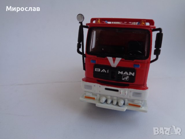 DEL PRADO 1/64 MAN Janus 4000 ПОЖАРНА КОЛИЧКА КАМИОН МОДЕЛ, снимка 3 - Колекции - 44311504