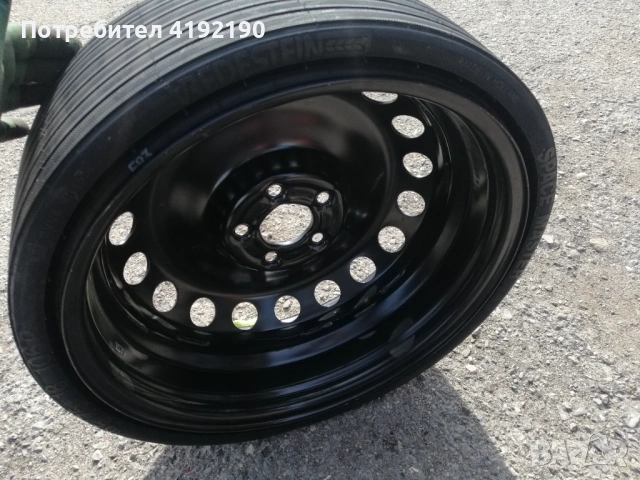 Продавам резервна гума тип патерица за Ауди Q5 , снимка 3 - Гуми и джанти - 53476821