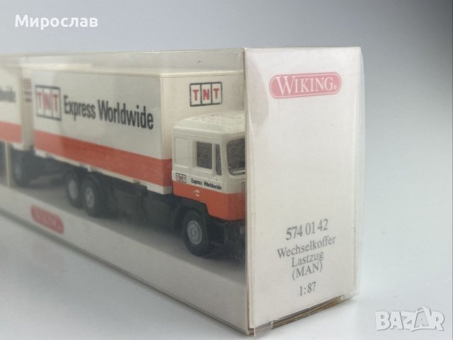 WIKING HO 1/87 КАМИОН MAN МОДЕЛ В ОРИГИНАЛНАТА ОПАКОВКА, снимка 3 - Колекции - 41124172