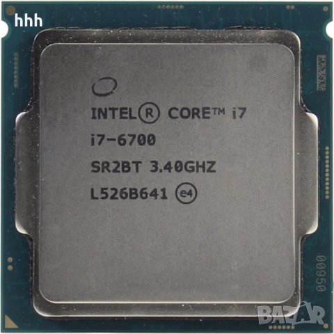 Геймърски мощен процесор Intel i6-6700 / 4 x 3.40 GHz / boost 4 x 4.00 ...