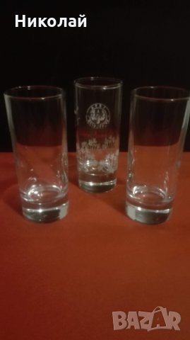 Чаши за Узо Пломари / Ouzo of Plomari / МАСТИКА / РАКИЯ / без ЛоГо, снимка 4 - Чаши - 34839172