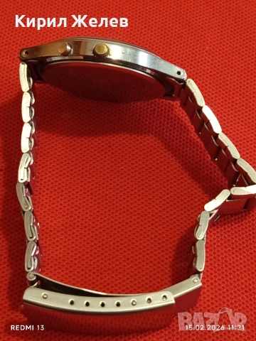 Марков оригинален мъжки часовник Q/Q QUARTZ JAPAN перфектно състояние стилен дизайн 51830, снимка 5 - Мъжки - 53482117