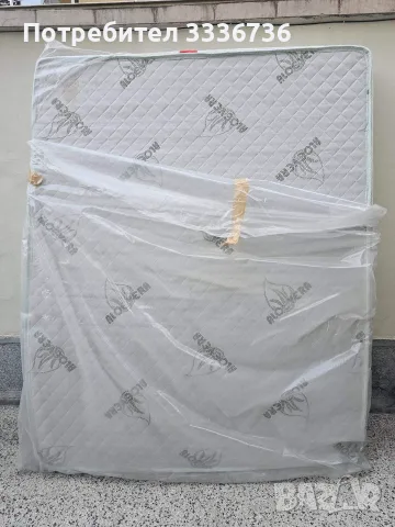 Двулицев матрак Aloe Vera 160×200х19 см – запазен, снимка 4 - Матраци - 56167069
