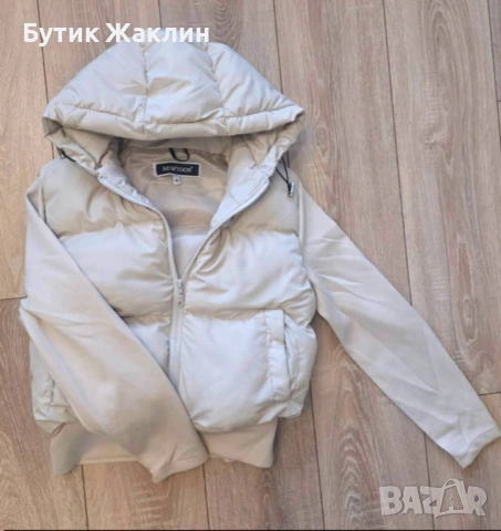 Дамско яке с ръкави от трико , снимка 3 - Якета - 53059598