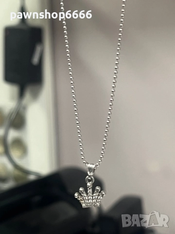 Сребърно синджирче с висулка 925, снимка 5 - Колиета, медальони, синджири - 52322168