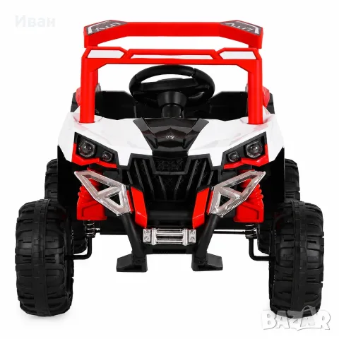 ТОП ЦЕНА!НОВО!Акумулаторен джип/UTV Gobi Go RED с 12 V батерия,USB,функция люлеене,дистанцинно, снимка 2 - Детски велосипеди, триколки и коли - 55882066