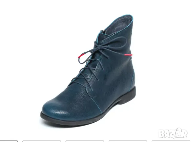 Think Booties сини Agrat azur номер 38,5-39  боти/обувки , снимка 4 - Дамски боти - 48657331