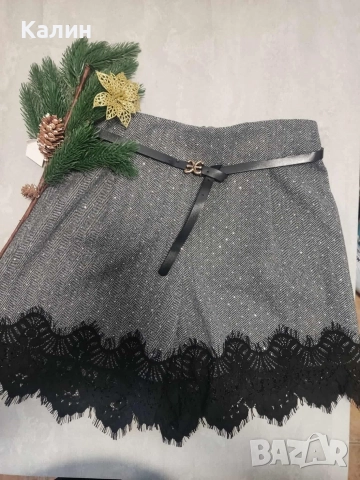 Дамски къси панталонки с дантела - три десена - 40 лв., снимка 4 - Къси панталони и бермуди - 52773314