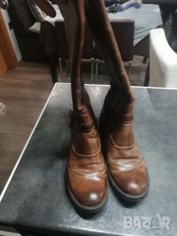 Дамски ботуши ест. кожа, снимка 2 - Дамски ботуши - 39235559
