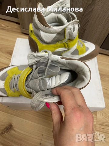 Обувки ест.кожа и велур Elena Lachi-номер 40, но по скоро отговарят на 41, снимка 5 - Дамски ежедневни обувки - 53223965