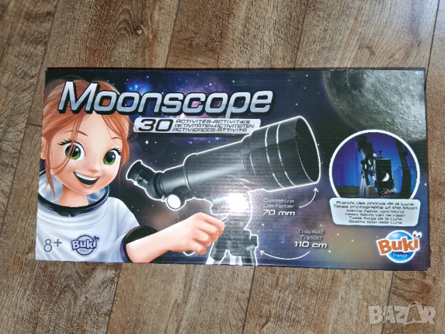 BUKI Лунен телескоп 30 дейности, снимка 2 - Образователни игри - 52668220