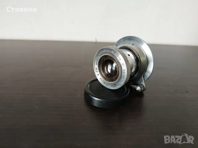 Ретро обектив ИНДУСТАР-22 red P 3.5/50  KMZ M39 СССР.