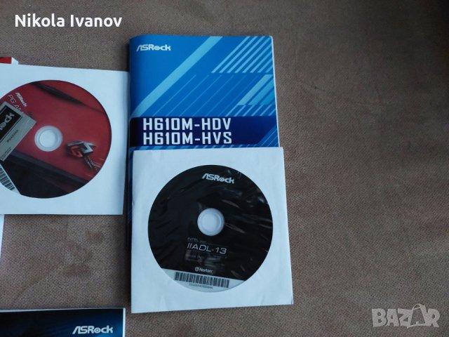 Дискове и упътвания от дънни платки/видеокарти disk manual from motherboard H610M B550M H470M H610M, снимка 4 - Други - 42526566