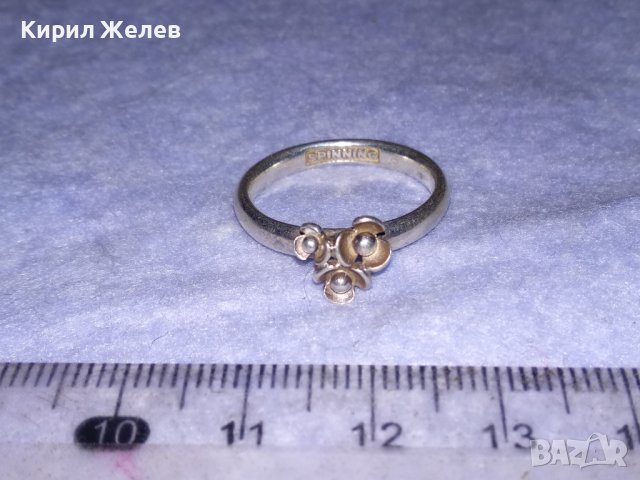 SPINNING Марков ФЛОРАЛЕН НЕЖЕН СРЕБЪРЕН АРТ ПРЪСТЕН СРЕБРО 925 БИЖУТЕРСКА ФИНА РЪЧНА РАБОТАА 38560, снимка 12 - Пръстени - 41741442