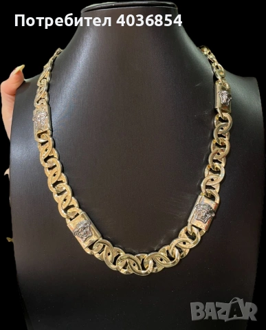 Позлатени мъжки ланци 14к, снимка 3 - Колиета, медальони, синджири - 53279660