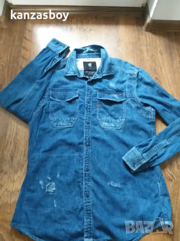 g-star wolker shirt - страхотна мъжка риза ХЛ, снимка 4 - Ризи - 48360320
