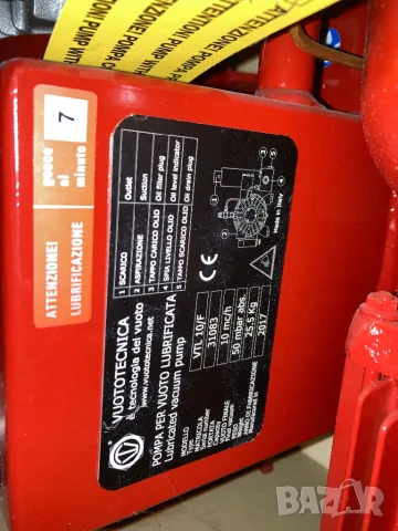 Вакуум помпи, снимка 3 - Други машини и части - 48564843