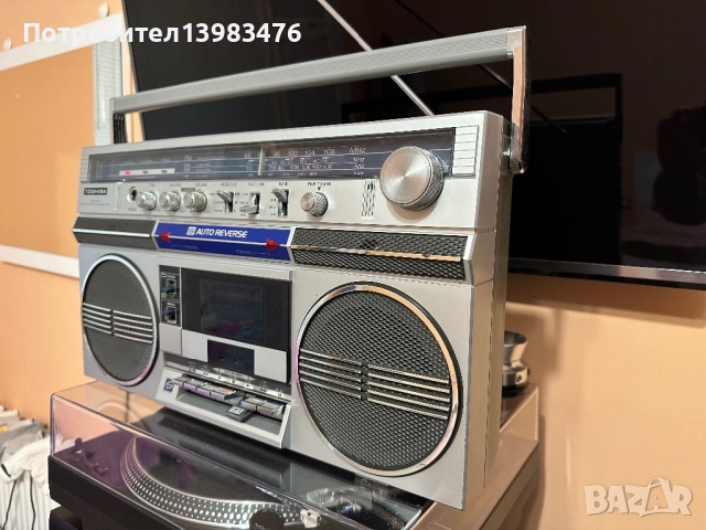 Реверсен радио касетофон Toshiba RT-170S, снимка 3 - Радиокасетофони, транзистори - 51988615