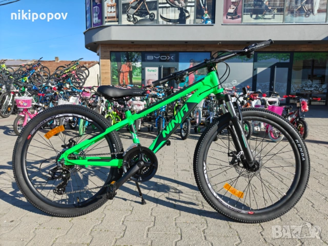 PASSATI Алуминиев велосипед 24" NINJA зелен