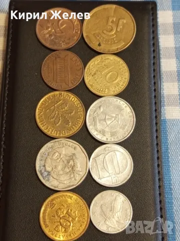 Лот монети от цял свят 10 броя ГДР, ХЪРВАТИЯ, БЕЛГИЯ за КОЛЕКЦИЯ 38015