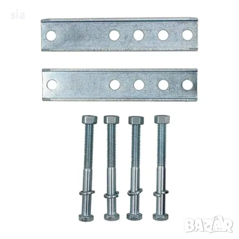 Опорно колело за ремарке с планка, поцинкована стомана, Регулируема височина, снимка 5 - Ремаркета - 42120241