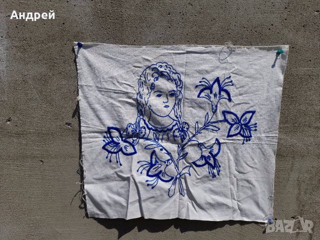 Старa бродирана калъфка за възглавница #57, снимка 2 - Антикварни и старинни предмети - 41064757