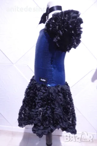 Детска рокля за спортни танци с пайети, снимка 6 - Детски рокли и поли - 48783560