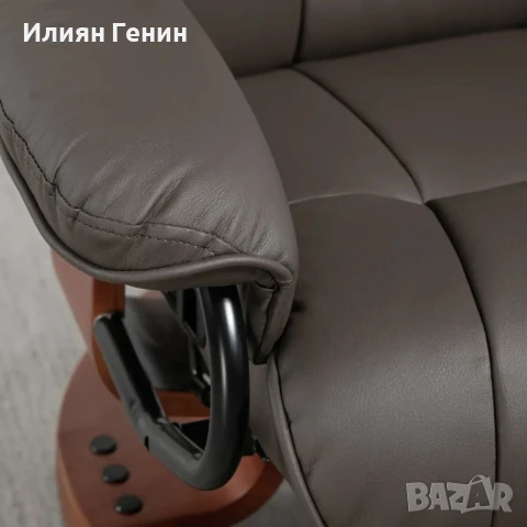 HOMCOM Фотьойл с въртяща се функция, до 150 кг, снимка 2 - Дивани и мека мебел - 50913260