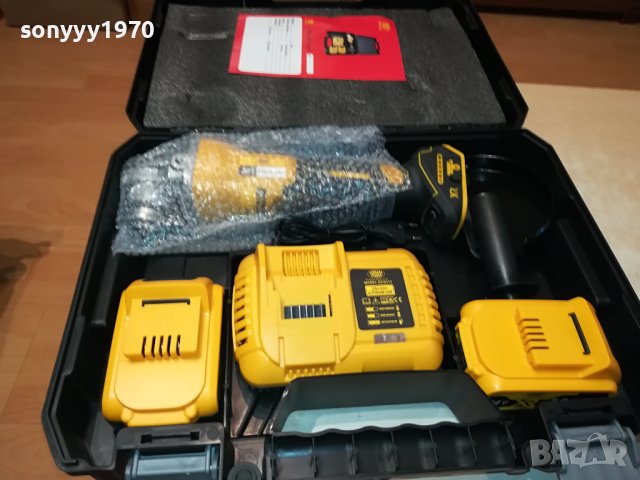 ФЛЕКС-НОВ С ЗАРЯДНО И ДВЕ БАТЕРИИ-ЖЪЛТ ЦВЯТ 2510230931, снимка 10 - Куфари с инструменти - 42711534
