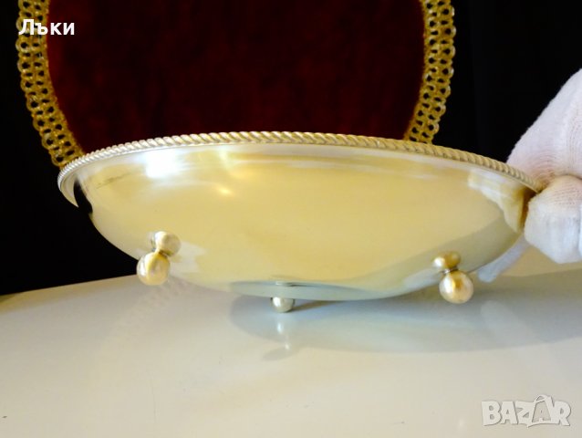 WMF фруктиера,купа от бронз 20 см. , снимка 2 - Антикварни и старинни предмети - 38839283