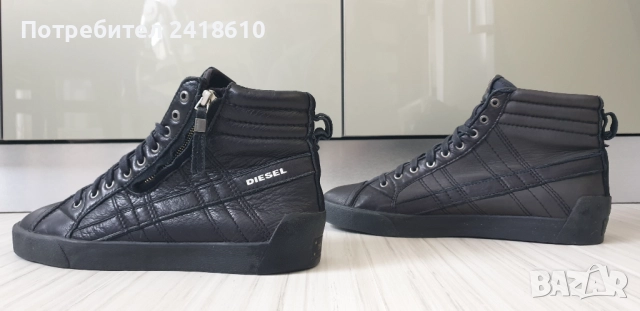 Diesel Leather Sneakers Mens Size 43/28см  ОРИГИНАЛ! Мъжки Кецове от естествена кожа!, снимка 8 - Кецове - 51880046