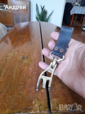 Стара закачалка,качка за колан #4, снимка 2 - Антикварни и старинни предмети - 47397953