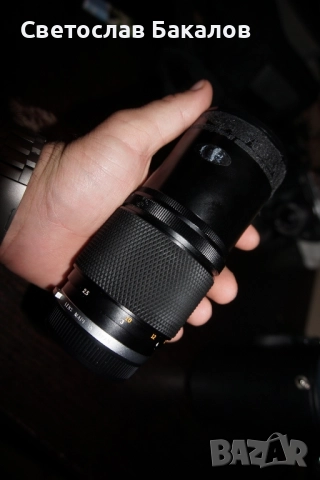 Olympus OM Zuiko Auto-T 200mm f/4 – професионален ретро обектив - фото, снимка 3 - Фотоапарати - 52363017