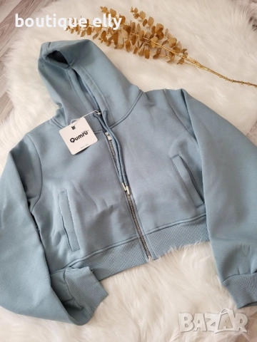 къс ватиран суичър, снимка 5 - Суичъри - 51476830