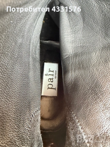 Италиански кожени обувки с питонова кожа., снимка 7 - Дамски боти - 53429904