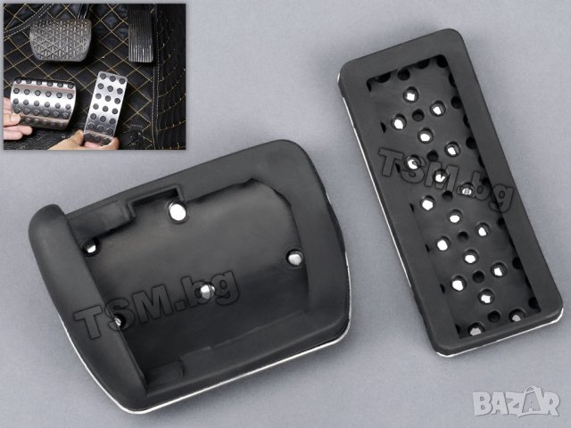 СПОРТНИ МЕТАЛНИ AMG ПЕДАЛИ за MERCEDES A W176 W177 W247 CLA C118 GLA GLB EQA EQB МЕРЦЕДЕС АВТОМАТИК, снимка 3 - Аксесоари и консумативи - 39629763