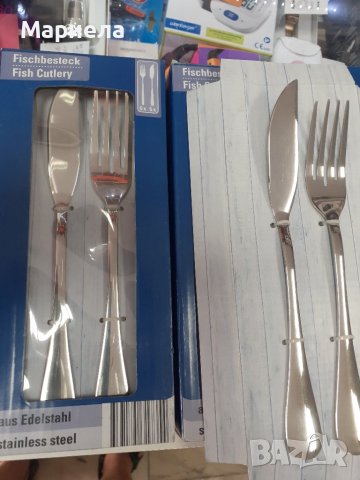 Специални прибори за риба 12 части , Вилици и ножове за ядене на риба, снимка 6 - Прибори за хранене, готвене и сервиране - 41558228