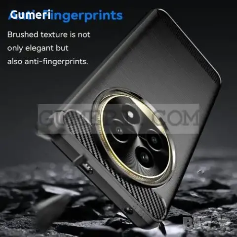 Realme 13 Pro  Противоударен Силиконов Гръб - Карбон ''Шарк', снимка 6 - Калъфи, кейсове - 48038610