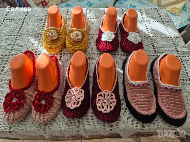 Дамски терлици с подметка, снимка 3 - Дамски чорапи - 53134722